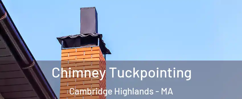 Chimney Tuckpointing Cambridge Highlands - MA