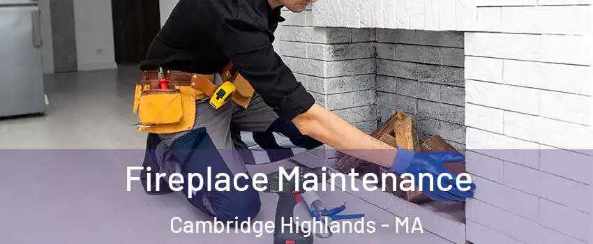 Fireplace Maintenance Cambridge Highlands - MA