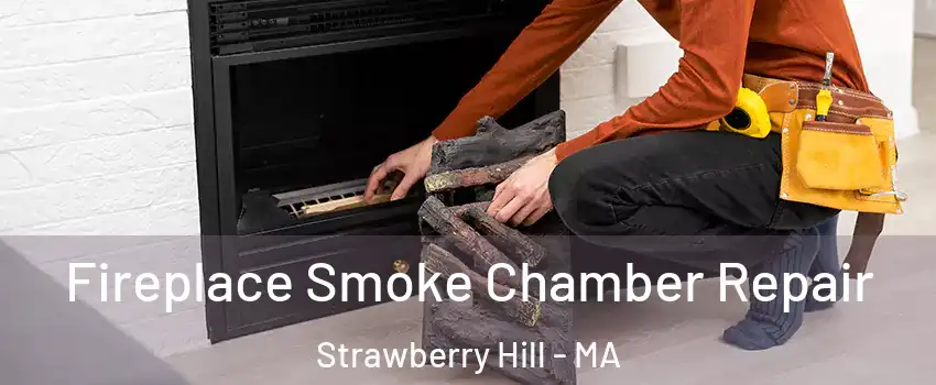 Fireplace Smoke Chamber Repair Strawberry Hill - MA