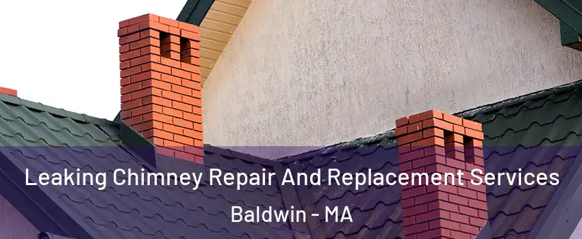 Leaking Chimney Repair And Replacement Services Baldwin - MA