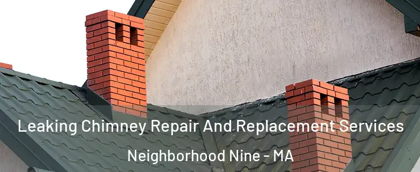 Leaking Chimney Repair And Replacement Services Neighborhood Nine - MA