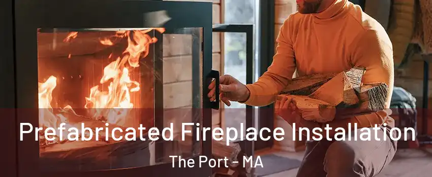 Prefabricated Fireplace Installation The Port - MA